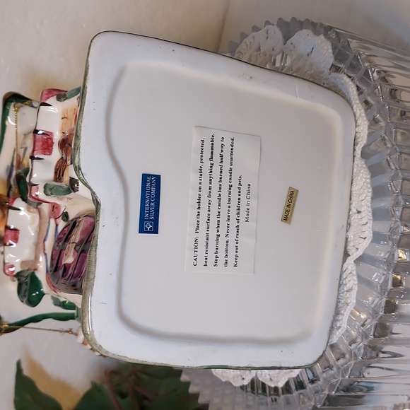 International Silver Company Ceramic Tealight Holder Bakery - Picture 7 of 8